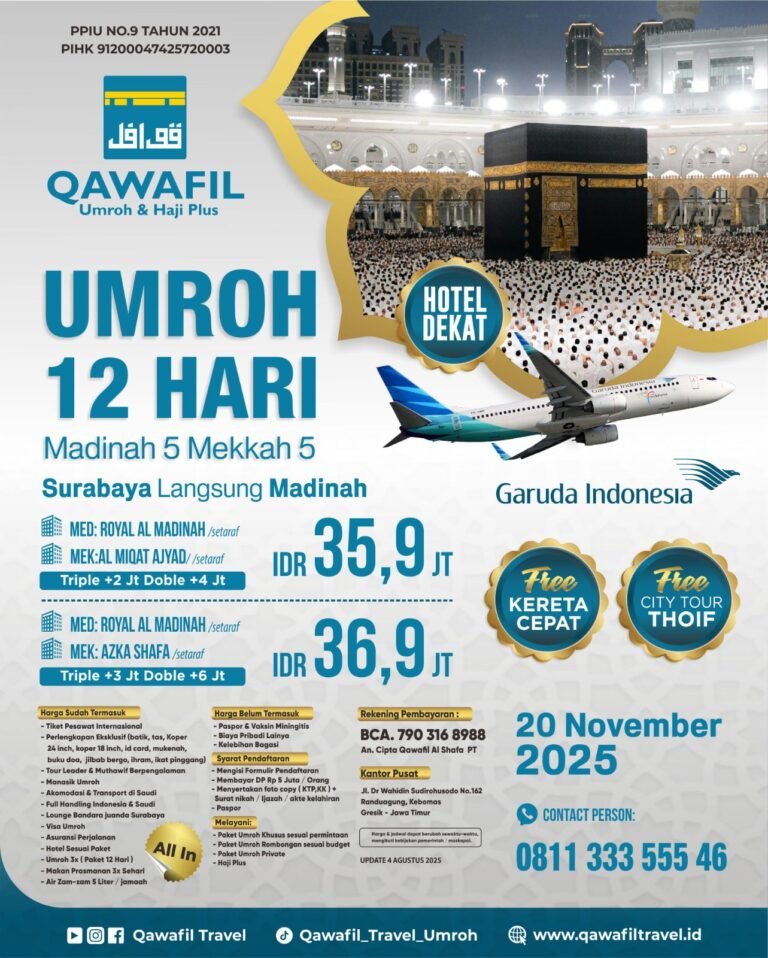 Paket Umroh Bulan November 2025