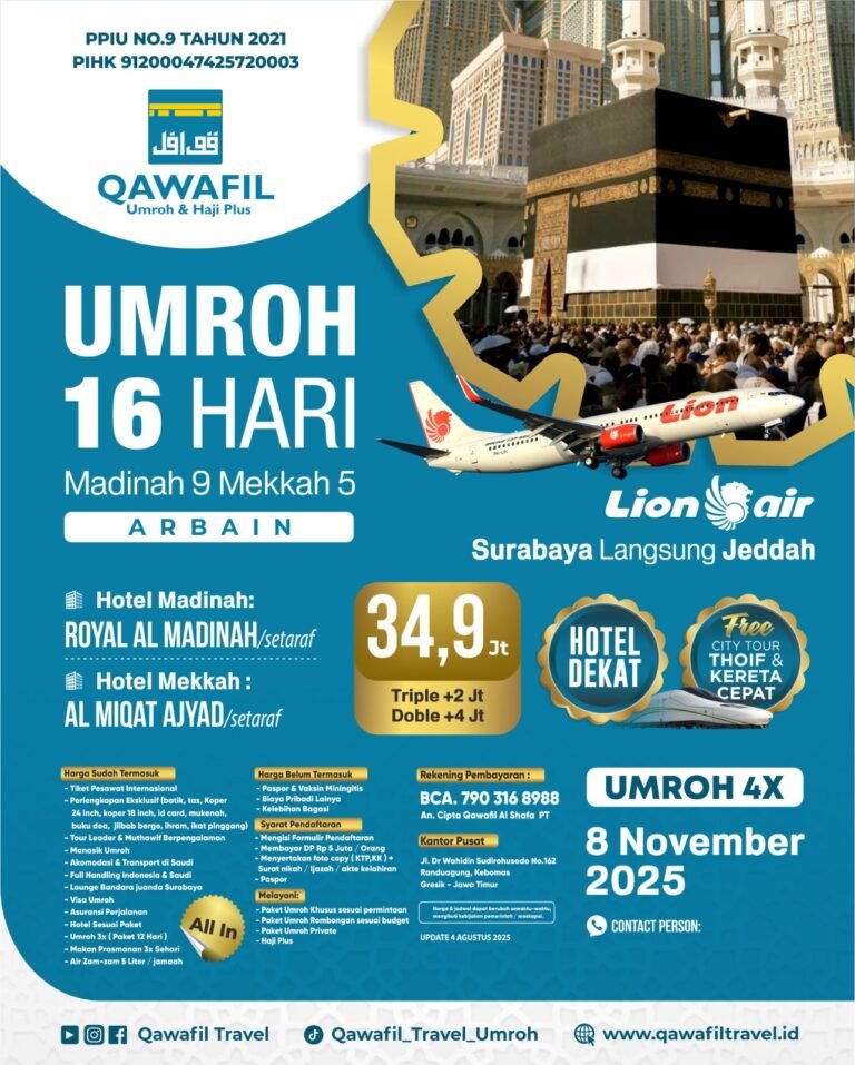Paket Umroh Bulan November 2025